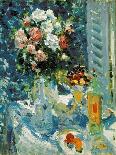 Terrace on a Sea Shore-Konstantin Korovin-Stretched Canvas