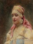 Russian Beauty, 1900s-Konstantin Yegorovich Makovsky-Giclee Print
