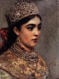 Boyar's Wife, 1880S-Konstantin Yegorovich Makovsky-Framed Giclee Print