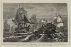 Sinking of the Redoutable after the Battle of Trafalgar-Konstantinos Bolanachi-Giclee Print