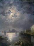 Gondola Ride in the Moonlight, Venice-Konstantinovich Ivan Aivazovsky-Giclee Print
