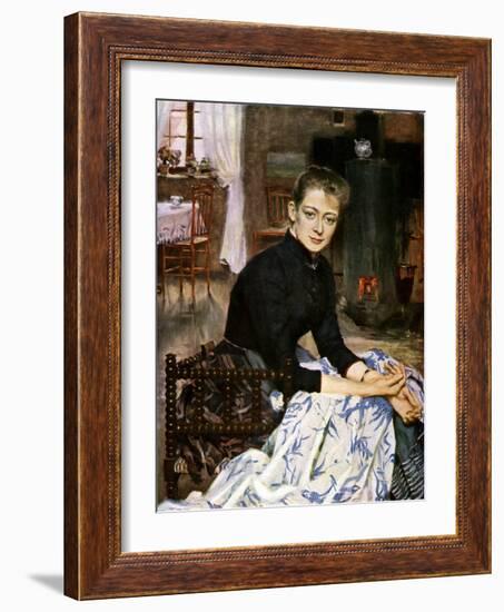 Konstnaren's Wife, 1886-Sven Richard Bergh-Framed Giclee Print