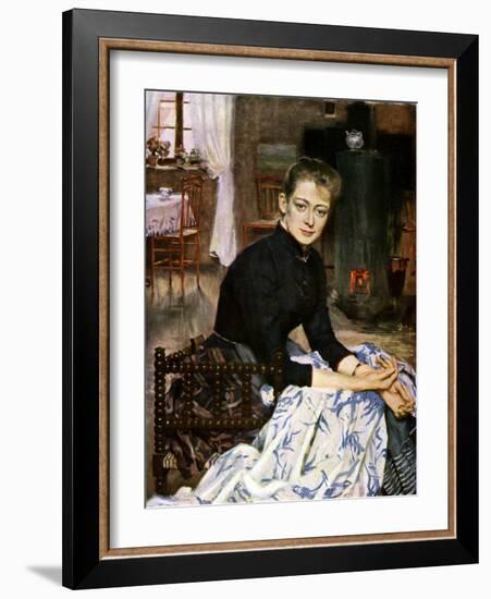 Konstnaren's Wife, 1886-Sven Richard Bergh-Framed Giclee Print