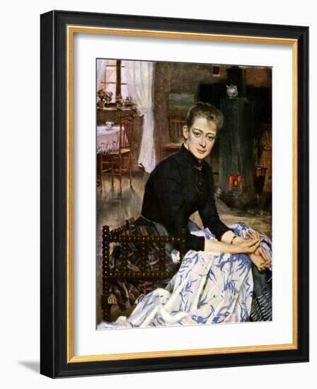 Konstnaren's Wife, 1886-Sven Richard Bergh-Framed Giclee Print