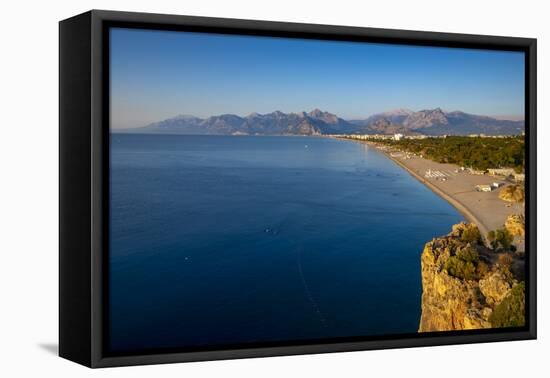 Konyaalti Beach, Antalya, Turkey Minor, Eurasia-Neil Farrin-Framed Premier Image Canvas