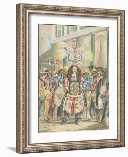 Koo, Koo, or Actor-Boy, Plate 5 from 'Sketches of Character...', 1838-Isaac Mendes Belisario-Framed Giclee Print