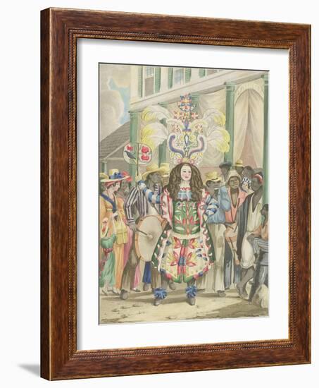Koo, Koo, or Actor-Boy, Plate 5 from 'Sketches of Character...', 1838-Isaac Mendes Belisario-Framed Giclee Print