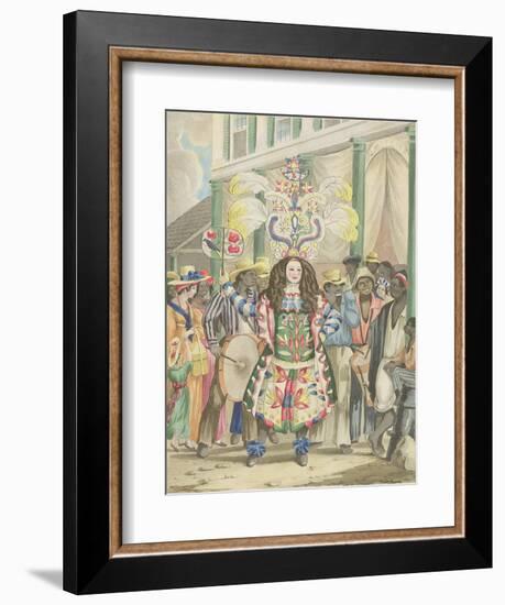 Koo, Koo, or Actor-Boy, Plate 5 from 'Sketches of Character...', 1838-Isaac Mendes Belisario-Framed Giclee Print