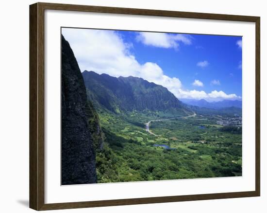 Koolau Range Landscape-James Randklev-Framed Photographic Print