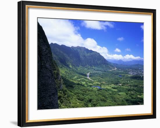 Koolau Range Landscape-James Randklev-Framed Photographic Print