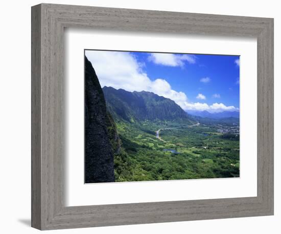 Koolau Range Landscape-James Randklev-Framed Photographic Print