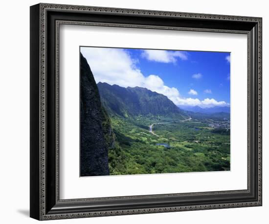 Koolau Range Landscape-James Randklev-Framed Photographic Print