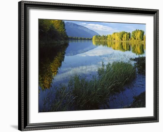 Kootenai River, Kootenai National Wildlife Refuge, Idaho, USA-Charles Gurche-Framed Photographic Print