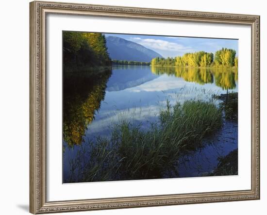 Kootenai River, Kootenai National Wildlife Refuge, Idaho, USA-Charles Gurche-Framed Photographic Print