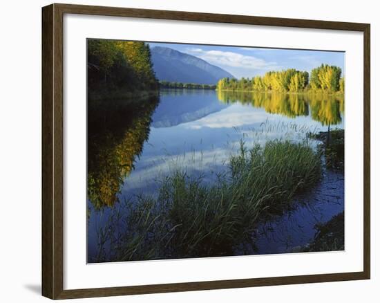 Kootenai River, Kootenai National Wildlife Refuge, Idaho, USA-Charles Gurche-Framed Photographic Print