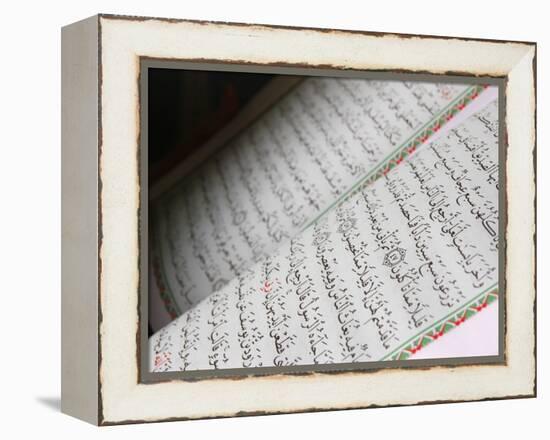 Koran, Dubai, United Arab Emirates, Middle East-null-Framed Premier Image Canvas