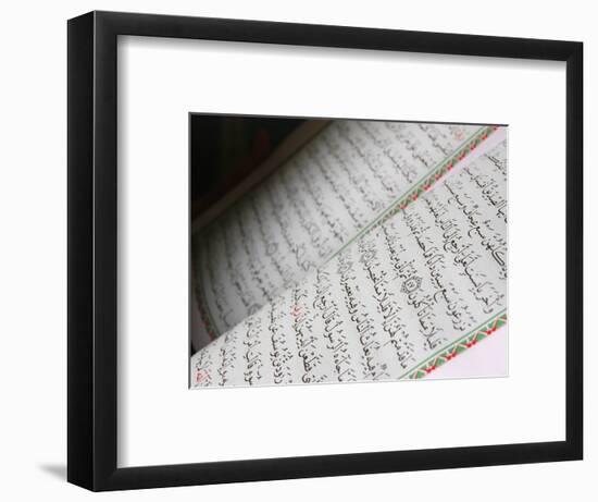 Koran, Dubai, United Arab Emirates, Middle East-null-Framed Photographic Print
