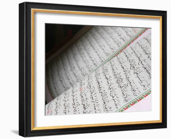 Koran, Dubai, United Arab Emirates, Middle East-null-Framed Photographic Print