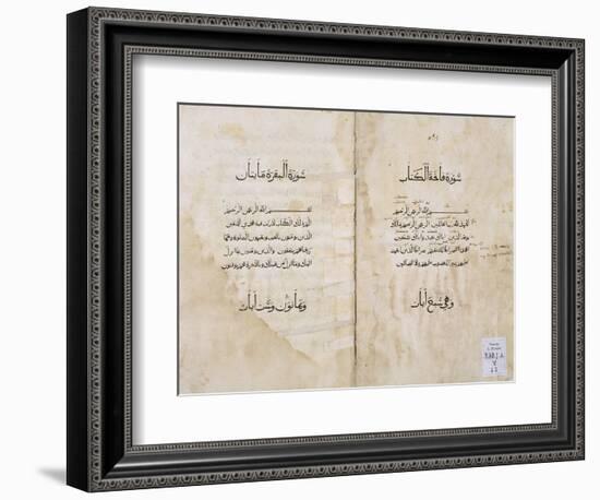 Koran Printed in Arabic, 1537-P. & A. Baganini-Framed Giclee Print