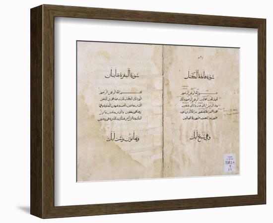 Koran Printed in Arabic, 1537-P. & A. Baganini-Framed Premium Giclee Print