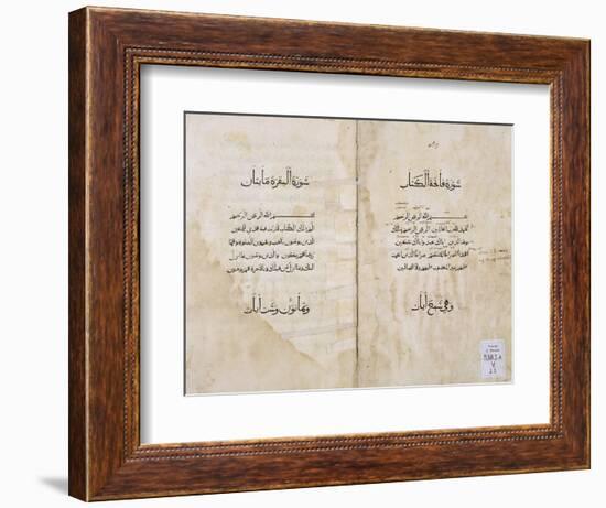 Koran Printed in Arabic, 1537-P. & A. Baganini-Framed Premium Giclee Print