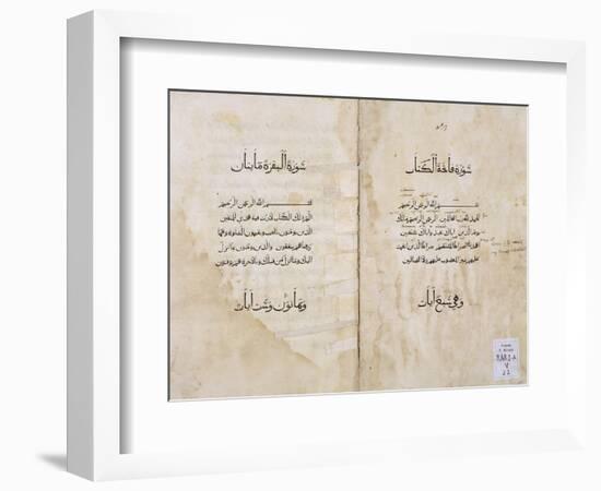 Koran Printed in Arabic, 1537-P. & A. Baganini-Framed Premium Giclee Print