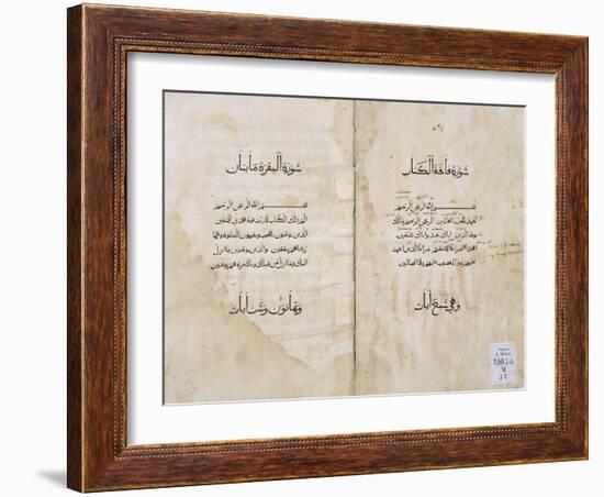 Koran Printed in Arabic, 1537-P. & A. Baganini-Framed Giclee Print