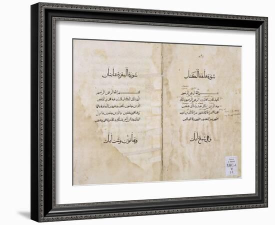 Koran Printed in Arabic, 1537-P. & A. Baganini-Framed Giclee Print