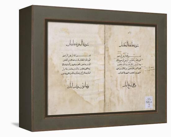 Koran Printed in Arabic, 1537-P. & A. Baganini-Framed Premier Image Canvas