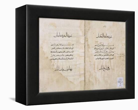 Koran Printed in Arabic, 1537-P. & A. Baganini-Framed Premier Image Canvas