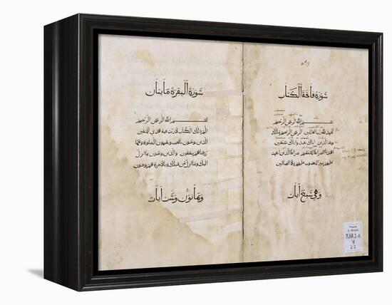 Koran Printed in Arabic, 1537-P. & A. Baganini-Framed Premier Image Canvas