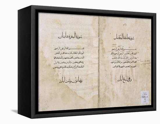 Koran Printed in Arabic, 1537-P. & A. Baganini-Framed Premier Image Canvas