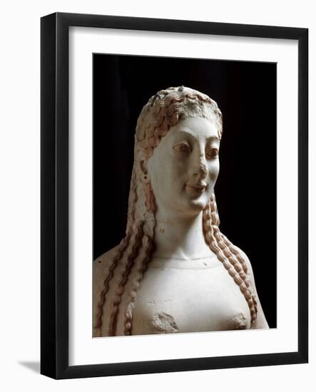 Kore, known as Kore Wearing a Peplos-null-Framed Photographic Print
