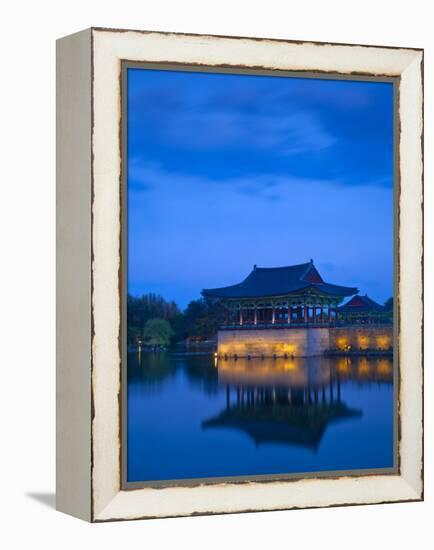 Korea, Gyeongsangbuk-Do, Gyeongju, Anapji Pond-Jane Sweeney-Framed Premier Image Canvas