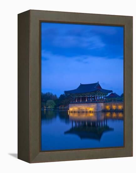 Korea, Gyeongsangbuk-Do, Gyeongju, Anapji Pond-Jane Sweeney-Framed Premier Image Canvas