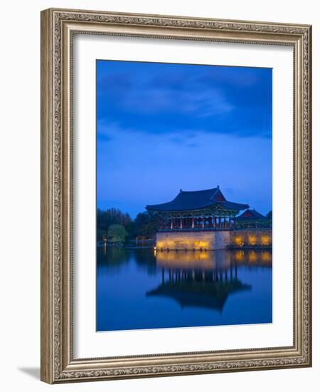 Korea, Gyeongsangbuk-Do, Gyeongju, Anapji Pond-Jane Sweeney-Framed Photographic Print