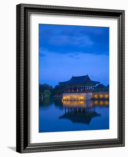 Korea, Gyeongsangbuk-Do, Gyeongju, Anapji Pond-Jane Sweeney-Framed Photographic Print