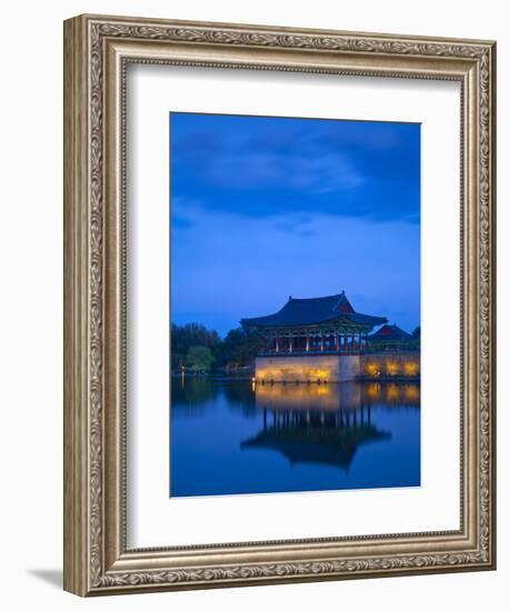 Korea, Gyeongsangbuk-Do, Gyeongju, Anapji Pond-Jane Sweeney-Framed Photographic Print