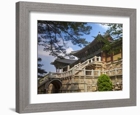 Korea, Gyeongsangbuk-Do, Gyeongju, Bulguksa Temple-Jane Sweeney-Framed Photographic Print