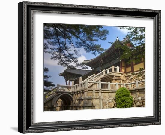 Korea, Gyeongsangbuk-Do, Gyeongju, Bulguksa Temple-Jane Sweeney-Framed Photographic Print