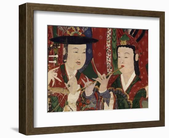 Korea, Suguksa Temple, Painting of Guardian Deities-null-Framed Giclee Print