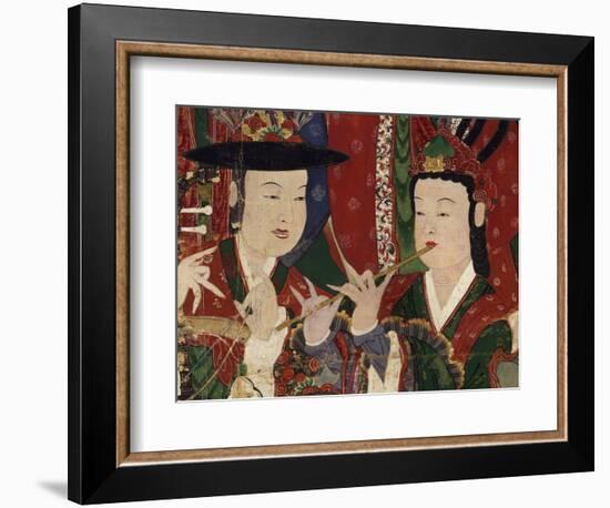 Korea, Suguksa Temple, Painting of Guardian Deities-null-Framed Giclee Print