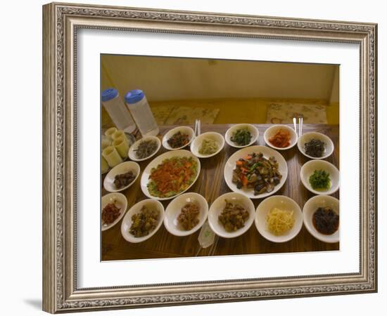 Korean Dishes, Gayasan National Park, South Korea-Ellen Clark-Framed Photographic Print