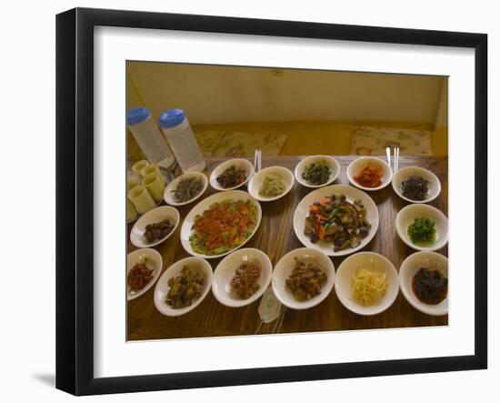 Korean Dishes, Gayasan National Park, South Korea-Ellen Clark-Framed Photographic Print