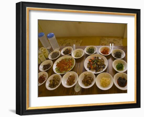 Korean Dishes, Gayasan National Park, South Korea-Ellen Clark-Framed Photographic Print