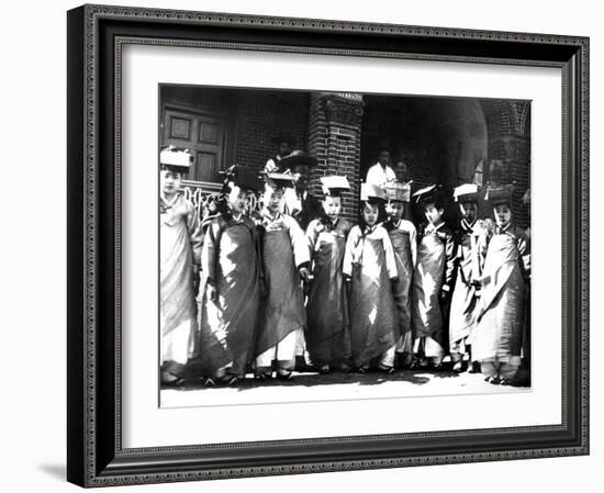 Korean Girls, 1900-null-Framed Giclee Print