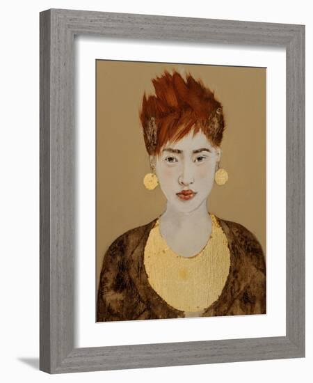 Korean Lady with Bronze Age Jewellery-Susan Adams-Framed Giclee Print