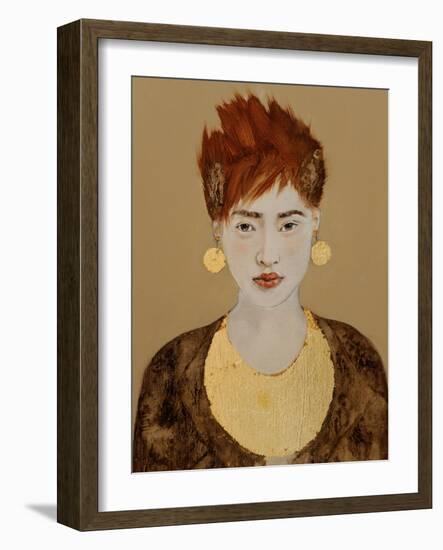 Korean Lady with Bronze Age Jewellery-Susan Adams-Framed Giclee Print