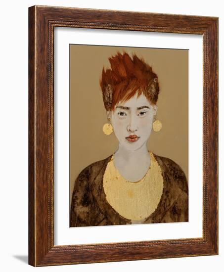 Korean Lady with Bronze Age Jewellery-Susan Adams-Framed Giclee Print