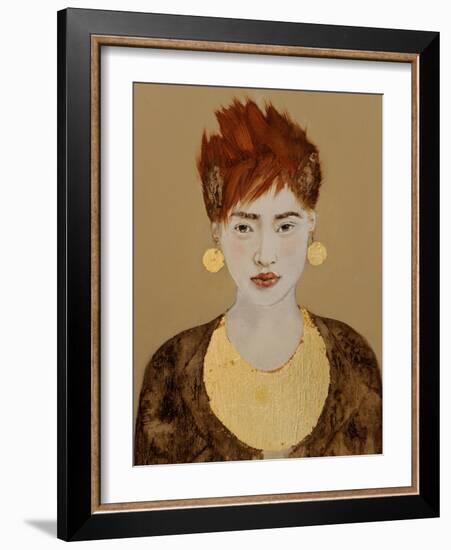 Korean Lady with Bronze Age Jewellery-Susan Adams-Framed Giclee Print